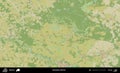 Kamieniec District, Belarus. Topographic Humanitarian Royalty Free Stock Photo