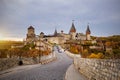 Kamieniec Podolski fortress - one of the most famous and beautiful castles in Ukraine Royalty Free Stock Photo