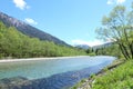 A Kamikochi at Nagano prefecture is the most beautiful natural.