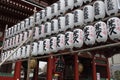 Kaminarimon and Paper Lanterns in Asakusa