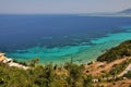 Kaminia beach,Lefkada,Greece Royalty Free Stock Photo