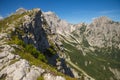 Kamnik saddle, Kamnik Savinja alps, Slovenia Royalty Free Stock Photo