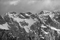 Summer landscape of Kamnik Alps from the Logar Valley, Slovenia, Europe Royalty Free Stock Photo