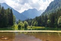 Plansar Lake in Jezersko, Slovenia