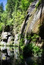 Kamnitz gorge, Bohemia, Czech Republic Royalty Free Stock Photo