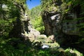 Kamnitz gorge, Bohemia, Czech Republic Royalty Free Stock Photo