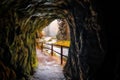 Kamnitz Gorge in Saxon switzerland national park Royalty Free Stock Photo