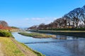 Kamo River in Japan Royalty Free Stock Photo