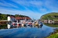 Kamoyvaer fishing port in Northern Norway Royalty Free Stock Photo