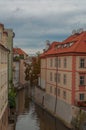 Kampa Island with Certovka River in old Prague Royalty Free Stock Photo