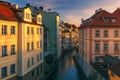 Kampa Island with Certovka River in Old Prague, Czech Republic Royalty Free Stock Photo