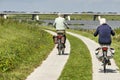 Cycling along the wetlands