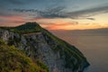 Kampi, the place for the most beautiful sunset in Zakynthos island. Summer time sunset in Zante