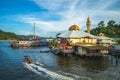 Kampong Ayer water village in Bandar Seri Begawan, Brunei Royalty Free Stock Photo