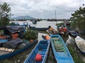 Vietnamese floating homes in Cambodia