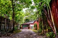 Kampong Lorong Buangkok, last surviving kampong, is a village located in Buangkok in Hougang, Singapore. Royalty Free Stock Photo