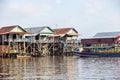 Kampong Phluk floating village Royalty Free Stock Photo