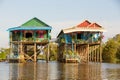 Kampong Phluk floating village Royalty Free Stock Photo