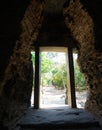 An interior of Prasat Tao in Sambor Prei Kuk in Cambodia