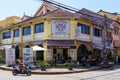 Kampot. Cambodia. Colonial district. Old French style colonial house Royalty Free Stock Photo