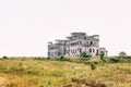 Kampot, Cambodia - January 27, 2015: Abandoned hotel 'Bokor Palace' in Ghost town Bokor Hill station near the town of Kampot. Ca Royalty Free Stock Photo