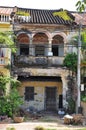 Kampot French colonial architecture ruin, Cambodia