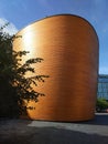 Kamppi Chapel Also Known As Chapel Of Silence Located On Narinkka Square. Helsinki, Finland. View