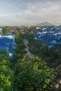 Kampung Biru Arema Blue Village beside Colorful Village Jodipan Malang East Java Indonesia