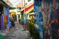 Kampung Warna-Warni Jodipan, the colorful village in Malang, Indonesia Royalty Free Stock Photo
