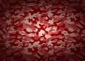 Pink red texture military camouflage army hunting background