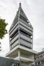 The Kamzik TV Tower. (Veza). 196-metre tall transmission tower with a public observation deck. Bratislava. Slovakia