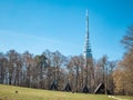 Kamzik TV transmission tower in Bratislava.