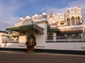 The grand palace in the public square of the village of Kanadukathan in Chettinadu