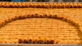 Kanafeh display. background, food, tasty, syrup, sweet, plate