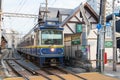 Enoden Type 10 at Enoshima Station in Fujisawa, Kanagawa, Japan. The station is operated by Royalty Free Stock Photo