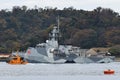 Royal Navy HMS Tamar (P233), River-class patrol vessel. Royalty Free Stock Photo