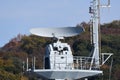 Royal Navy Terma Scanter 4000 Naval Air and Surface Surveillance Radar on HMS Tamar (P233).
