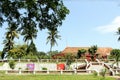 Kanaka Kunnu Palace Gardens-7 Royalty Free Stock Photo