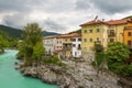 Kanal, charming town on the Soca River