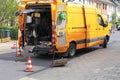 Sewer Inspection van for cleaning