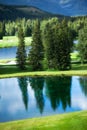Kananaskis Golf Course Royalty Free Stock Photo