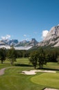 Kananaskis Golf Course prior to the flood, Kananaskis, Alberta, Canada - August 12th, 2011 Royalty Free Stock Photo