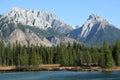 Kananaskis mountains Royalty Free Stock Photo