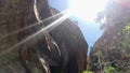 Kanarra Creek Canyon with Sunbeam