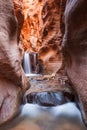 Kanarra creek slot canyon in Zion national park, Utah