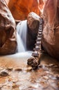 Kanarra creek slot canyon in Zion national park, Utah