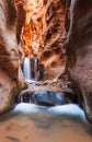 Kanarra creek slot canyon in Zion national park, Utah