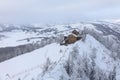 Kanas Lake in winter Royalty Free Stock Photo