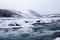 Kanas Lake in winter Royalty Free Stock Photo