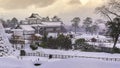 Kanazawa Castle in Winter